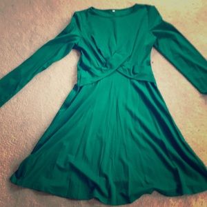 Gorgeous emerald dress